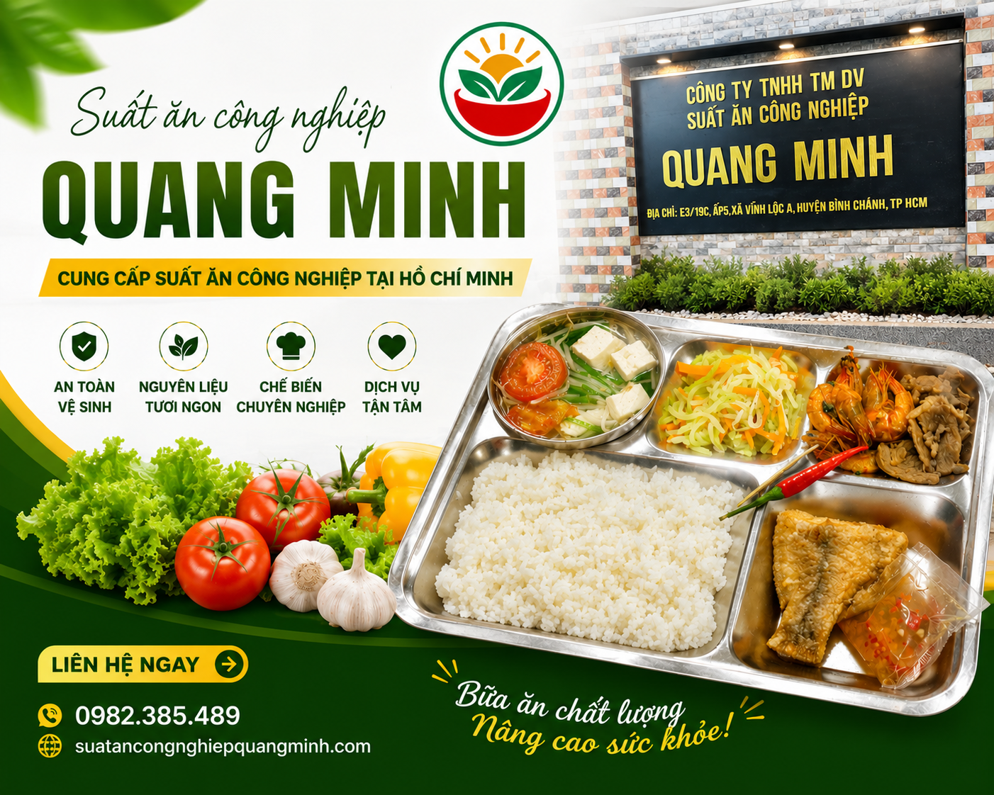 công ty suất ăn công nghiệp HCM