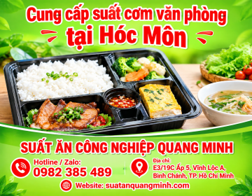 Cung cấp suất cơm văn phòng tại Hóc Môn