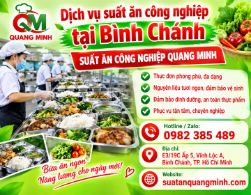 Dịch vụ suất ăn công nghiệp tại Bình Chánh