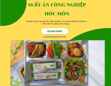 Cung cấp suất ăn công nghiệp Hóc Môn 