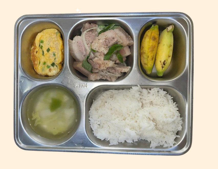 Suất ăn công nghiệp 35k mẫu 1 